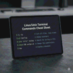 Linux/Unix Terminal Commands Cheat Sheet
